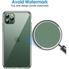 image:imageJETech Case for iPhone 11 Pro AntiYellowing Clear  Shockproof Protection Scratch Resistant Hard PC Back Durable Transparent TPU BumperMidnight Green