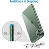 image:imageJETech Case for iPhone 11 Pro Max AntiYellowing Clear  Shockproof Protection Scratch Resistant Hard PC Back Durable Transparent TPU BumperAlpine Green