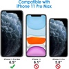 image:imageJETech Case for iPhone 11 Pro Max AntiYellowing Clear  Shockproof Protection Scratch Resistant Hard PC Back Durable Transparent TPU BumperClear