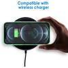 image:imageJETech Case for iPhone 1212 Pro AntiYellowing HD Clear  Shockproof Protection Scratch Resistant Hard PC Back Durable Transparent TPU BumperMidnight Green