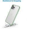 image:imageJETech Case for iPhone 1212 Pro AntiYellowing HD Clear  Shockproof Protection Scratch Resistant Hard PC Back Durable Transparent TPU BumperMidnight Green