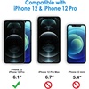 image:imageJETech Case for iPhone 1212 Pro AntiYellowing HD Clear  Shockproof Protection Scratch Resistant Hard PC Back Durable Transparent TPU BumperNavy