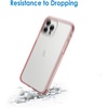 image:imageJETech Case for iPhone 1212 Pro AntiYellowing HD Clear  Shockproof Protection Scratch Resistant Hard PC Back Durable Transparent TPU BumperRose Gold