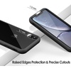 image:imageJETech Case for iPhone XR 360 Protection Black  Builtin Screen Protector AntiScratch 360 Degree Full Body RuggedBlack