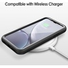 image:imageJETech Case for iPhone XR 360 Protection Black  Builtin Screen Protector AntiScratch 360 Degree Full Body RuggedBlack