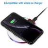 image:imageJETech Case for iPhone XR AntiYellowing Clear  Shockproof Protection Scratch Resistant Hard PC Back Durable Transparent TPU BumperBlack