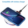 image:imageJETech Case for iPhone XR AntiYellowing Clear  Shockproof Protection Scratch Resistant Hard PC Back Durable Transparent TPU BumperBlue
