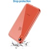 image:imageJETech Case for iPhone XR AntiYellowing Clear  Shockproof Protection Scratch Resistant Hard PC Back Durable Transparent TPU BumperCoral