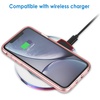 image:imageJETech Case for iPhone XR AntiYellowing Clear  Shockproof Protection Scratch Resistant Hard PC Back Durable Transparent TPU BumperRose Gold