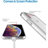image:imageJETech Case for iPhone Xs Max AntiYellowing Clear  Shockproof Protection Scratch Resistant Hard PC Back Durable Transparent TPU BumperClear