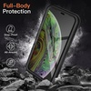 image:imageJETech Case for iPhone Xs and iPhone X 360 Protection Black  Builtin Screen Protector AntiScratch 360 Degree Full Body RuggedBlack
