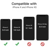 image:imageJETech Case for iPhone Xs and iPhone X 360 Protection Black  Builtin Screen Protector AntiScratch 360 Degree Full Body RuggedBlack