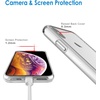 image:imageJETech Case for iPhone Xs and iPhone X AntiYellowing Clear  Shockproof Protection Scratch Resistant Hard PC Back Durable Transparent TPU BumperClear