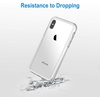 image:imageJETech Case for iPhone Xs and iPhone X AntiYellowing Clear  Shockproof Protection Scratch Resistant Hard PC Back Durable Transparent TPU BumperClear