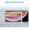 image:imageJETech Case for iPhone Xs and iPhone X AntiYellowing Clear  Shockproof Protection Scratch Resistant Hard PC Back Durable Transparent TPU BumperClear