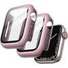 image:imageJETech Case with Screen Protector for Apple Watch Series 1110 42mm Black  Builtin Tempered Glass High Touch Sensitivity Full Protection Hard PC DesignRose Gold