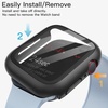 image:imageJETech Case with Screen Protector for Apple Watch Series 1110 42mm Black  Builtin Tempered Glass High Touch Sensitivity Full Protection Hard PC DesignBlack