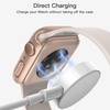 image:imageJETech Case with Screen Protector for Apple Watch Series 1110 42mm Black  Builtin Tempered Glass High Touch Sensitivity Full Protection Hard PC DesignRose Gold