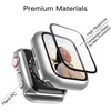 image:imageJETech Case with Screen Protector for Apple Watch Series 1110 42mm Black  Builtin Tempered Glass High Touch Sensitivity Full Protection Hard PC DesignSilver