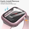 image:imageJETech Case with Screen Protector for Apple Watch Series 1110 42mm Black  Builtin Tempered Glass High Touch Sensitivity Full Protection Hard PC DesignRose Gold