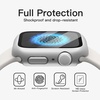 image:imageJETech Case with Screen Protector for Apple Watch Series 1110 42mm Black  Builtin Tempered Glass High Touch Sensitivity Full Protection Hard PC DesignSilver