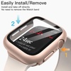 image:imageJETech Case with Screen Protector for Apple Watch Series 1110 42mm Black  Builtin Tempered Glass High Touch Sensitivity Full Protection Hard PC DesignRose Gold