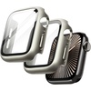 image:imageJETech Case with Screen Protector for Apple Watch Series 1110 42mm Black  Builtin Tempered Glass High Touch Sensitivity Full Protection Hard PC DesignNatural Titanium