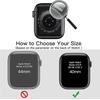 image:imageJETech Case with Screen Protector for Apple Watch Series 1110 42mm Black  Builtin Tempered Glass High Touch Sensitivity Full Protection Hard PC DesignRose Gold