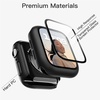 image:imageJETech Case with Screen Protector for Apple Watch Series 1110 42mm Black  Builtin Tempered Glass High Touch Sensitivity Full Protection Hard PC DesignBlack