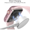 image:imageJETech Case with Screen Protector for Apple Watch Series 1110 42mm Black  Builtin Tempered Glass High Touch Sensitivity Full Protection Hard PC DesignRose Gold