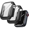 image:imageJETech Case with Screen Protector for Apple Watch Series 1110 42mm Black  Builtin Tempered Glass High Touch Sensitivity Full Protection Hard PC DesignBlack