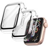 image:imageJETech Case with Screen Protector for Apple Watch Series 1110 42mm Black  Builtin Tempered Glass High Touch Sensitivity Full Protection Hard PC DesignClear