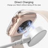 image:imageJETech Case with Screen Protector for Apple Watch Series 1110 42mm Black  Builtin Tempered Glass High Touch Sensitivity Full Protection Hard PC DesignClear