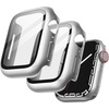 image:imageJETech Case with Screen Protector for Apple Watch Series 1110 42mm Black  Builtin Tempered Glass High Touch Sensitivity Full Protection Hard PC DesignSilver
