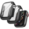 image:imageJETech Case with Screen Protector for Apple Watch Series 1110 42mm Black  Builtin Tempered Glass High Touch Sensitivity Full Protection Hard PC DesignBlack