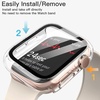 image:imageJETech Case with Screen Protector for Apple Watch Series 1110 42mm Black  Builtin Tempered Glass High Touch Sensitivity Full Protection Hard PC DesignClear