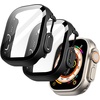 image:imageJETech Case with Screen Protector for Apple Watch Series 1110 42mm Black  Builtin Tempered Glass High Touch Sensitivity Full Protection Hard PC DesignBlack