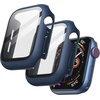 image:imageJETech Case with Screen Protector for Apple Watch Series 1110 42mm Black  Builtin Tempered Glass High Touch Sensitivity Full Protection Hard PC DesignBlue