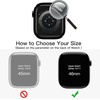 image:imageJETech Case with Screen Protector for Apple Watch Series 1110 42mm Black  Builtin Tempered Glass High Touch Sensitivity Full Protection Hard PC DesignBlack