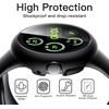 image:imageJETech Case with Screen Protector for Pixel Watch 321 41mm BlackBlack  Builtin Tempered Glass High Touch Sensitivity Full Protection Hard PC DesignBlackClear