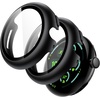 image:imageJETech Case with Screen Protector for Pixel Watch 321 41mm BlackBlack  Builtin Tempered Glass High Touch Sensitivity Full Protection Hard PC DesignBlackBlack