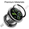 image:imageJETech Case with Screen Protector for Pixel Watch 321 41mm BlackBlack  Builtin Tempered Glass High Touch Sensitivity Full Protection Hard PC DesignBlackClear