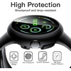 image:imageJETech Case with Screen Protector for Pixel Watch 321 41mm BlackBlack  Builtin Tempered Glass High Touch Sensitivity Full Protection Hard PC DesignBlackBlack