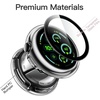 image:imageJETech Case with Screen Protector for Pixel Watch 321 41mm BlackBlack  Builtin Tempered Glass High Touch Sensitivity Full Protection Hard PC DesignClearClear