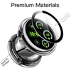 image:imageJETech Case with Screen Protector for Pixel Watch 321 41mm BlackBlack  Builtin Tempered Glass High Touch Sensitivity Full Protection Hard PC DesignClearClear