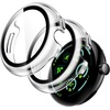 image:imageJETech Case with Screen Protector for Pixel Watch 321 41mm BlackBlack  Builtin Tempered Glass High Touch Sensitivity Full Protection Hard PC DesignClearClear