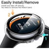 image:imageJETech Case with Screen Protector for Pixel Watch 321 41mm BlackBlack  Builtin Tempered Glass High Touch Sensitivity Full Protection Hard PC DesignClearClear