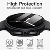 image:imageJETech Case with Screen Protector for Samsung Galaxy Watch 7 40mm Green  Builtin Tempered Glass High Touch Sensitivity Full Protection Hard PC DesignBlack