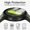 image:imageJETech Case with Screen Protector for Samsung Galaxy Watch 7 40mm Green  Builtin Tempered Glass High Touch Sensitivity Full Protection Hard PC DesignBlack
