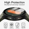 image:imageJETech Case with Screen Protector for Samsung Galaxy Watch 7 40mm Green  Builtin Tempered Glass High Touch Sensitivity Full Protection Hard PC DesignBlack